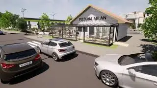 Mimari Animasyon | Pizzeria Milan 2021 KDA