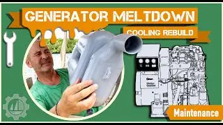 I Destroy our #Cummins / #Onan Generator Cooling System, Melting our #Vetus Waterlock and Hoses!