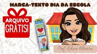 Dia da Escola (Marca texto com espaço para lápis)