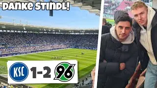 KARLSRUHER SC vs HANNOVER 96 1-2 Stadion Vlog😔Großer Abschied & letztes Heimspiel! Danke Lars Stindl