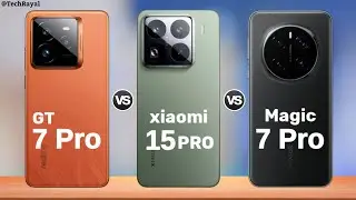Realme Gt 7 Pro vs Xiaomi 15 Pro vs Honor Magic 7 Pro || Full Comparison