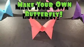 Origami Butterfly How To Tutorial Video