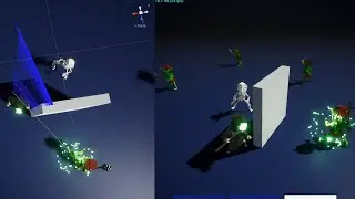 Shooting a target behind an obstacle in Unity 3D using Raycast to ensure a clear shot