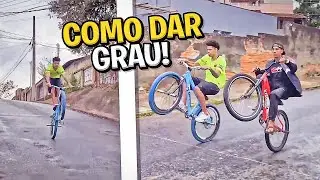 Como dar grau de bike PT 2 *passo a passo grau na decida*