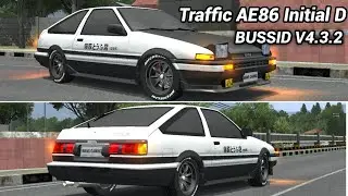 Kodename Traffic Mobil Toyota AE86 TRUENO - INITIAL D | BUSSID V4.3.2