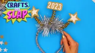 Festive Disco DIY Headband! Easy & Simple NYE Party Crafts | CRAFTS THAT SLAP
