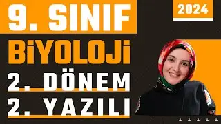9.Sınıf Biyoloji 2.Dönem 2.Yazılı | 2024 #yazılı #biyoloji