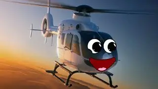 Doodles helicopters. Doodles are flying and singing.