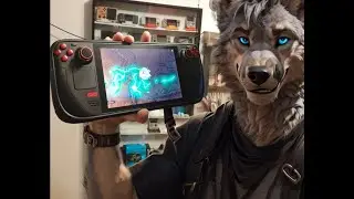 Steam Deck Zelda T.O.T.K  Wolf link Gloom edition DIY