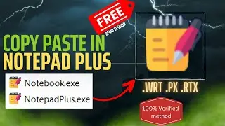 #NotepadPlus copy paste software .WRT || Notepad RTX++ . RTX || Notepad PX - FREE DEMO - Data Entry