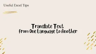 How to translate text from one language to another in seconds! 