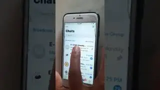 Pin any chat in iPhone
