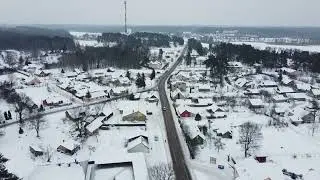 Поселок Аглона.  Aglonas ciems.