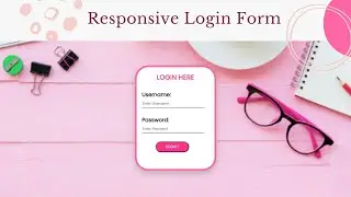 Responsive Login Form | Html & Css