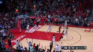 Jalen Green with the miraculous corner 3 pointer to extend the Rockets' lead in the clutch!
