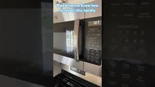 How to repair microwave handle ?