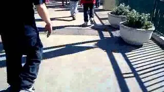 We so werent following the guy in red....