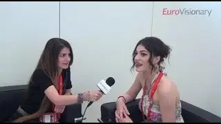 EuroVisionary talks to Ivi Adamou  in 3D - Eurovision Song Contest - Cyprus 2012 - La La Love