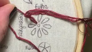 Tutorial Bordado Livre - Ponto Margarida (ou ponto pétala)