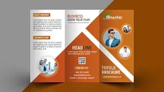Professional Trifold Brochure Design - Photoshop Tutorial