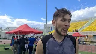 Александр Нечаев, чемпион на 100м, Чемпионата РС(Я) по л/а 11.06.2022