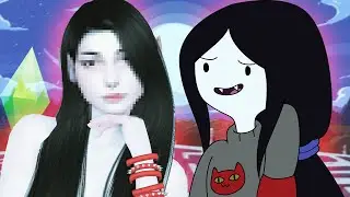 fiz a MARCELINE da Hora De Aventura no THE SIMS 4