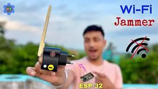 ESP32 🛜 Wi-FI Jamming Device | How To Make WiFi Jammer ⚠️ (Simple)