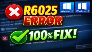 How To Fix Runtime Error R6025 Pure Virtual Function Call On Windows 11/10