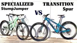 Specialized StumpJumper VS Transition Spur! The Shootout between Downcountry and Trail Bikes