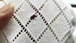 How to Perfectly Repair a Hole in a Knitted Sweater