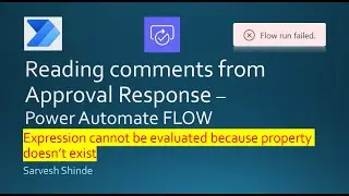 Reading comments from Approval Response in FLOW with correct expression | Power Automate | Approvals