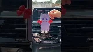 This is a car phone holder with strong flexibility and cute appearance