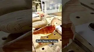 Duck decoy carving on the @AvidCNC #cnc #cncmachine #cncprojects