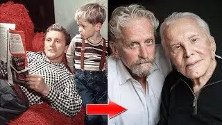 Micheal Douglas And Kirk Douglas Transformation From 1946 To 2018