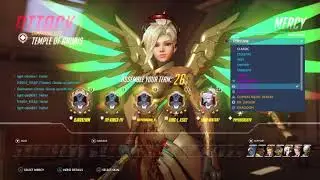 PlayStation®4*Overwatch :Origin Edition Playing as mercy in the map Temple of Anubis