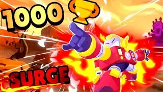 New Brawler SURGE AT 1000 TROPHIES | Brawl Stars