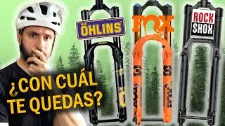 📣 ULTIMATE FORK COMPARISON ⚡️ FOX 38 vs ROCKSHOX ZEB vs OHLINS RXF 38