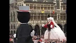 Kattenstoet Cat Parade 2018 plus Cat Throwing, Ypres Belgium