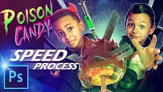 "Poison Candy" Photo Manipulation Speed Tutorial