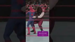 KANE SPIDERMAN #spiderman #wwe #wrestling