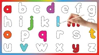 ABC for Kids | Alphabet writing for kids | A to Z | Write the alphabet along the dotted line #abcd