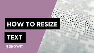 How to Resize Text in Showit