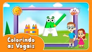 Aeiou - Colorindo as Vogais | Animaguel (Vídeo educativo)