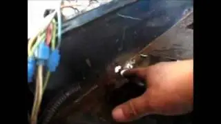 Cutting an unrusty square hole in a rusty round hole