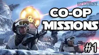 Star Wars Battlefront Co-op Missions - Battle On Hoth! (PC)