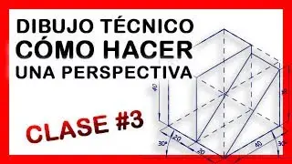 Dibujo técnico ✍️ CÓMO SE HACE UNA PERSPECTIVA 👍 clase #3