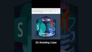Stunning 3D Rotating Cube Using HTML and CSS 