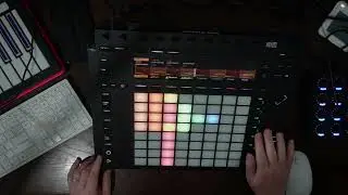 Jam on push 2 and Ableton live - the scale is D dorian- full song