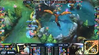 Gambit dragon steal vs CLG (Game 2 Finals - ESL)