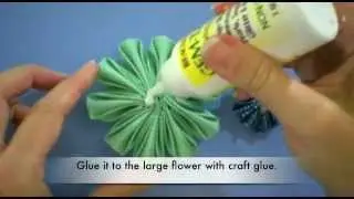 How to Make a Pleated Petal Kanzashi